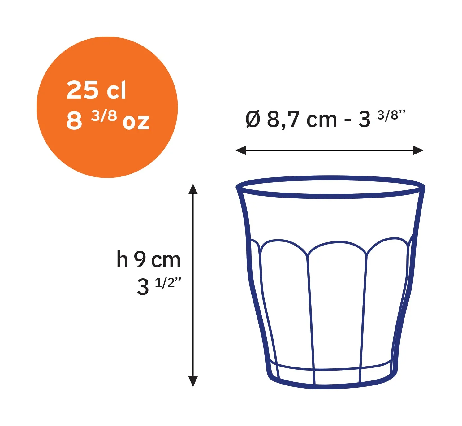 18 Piece Glass Drinkware Set