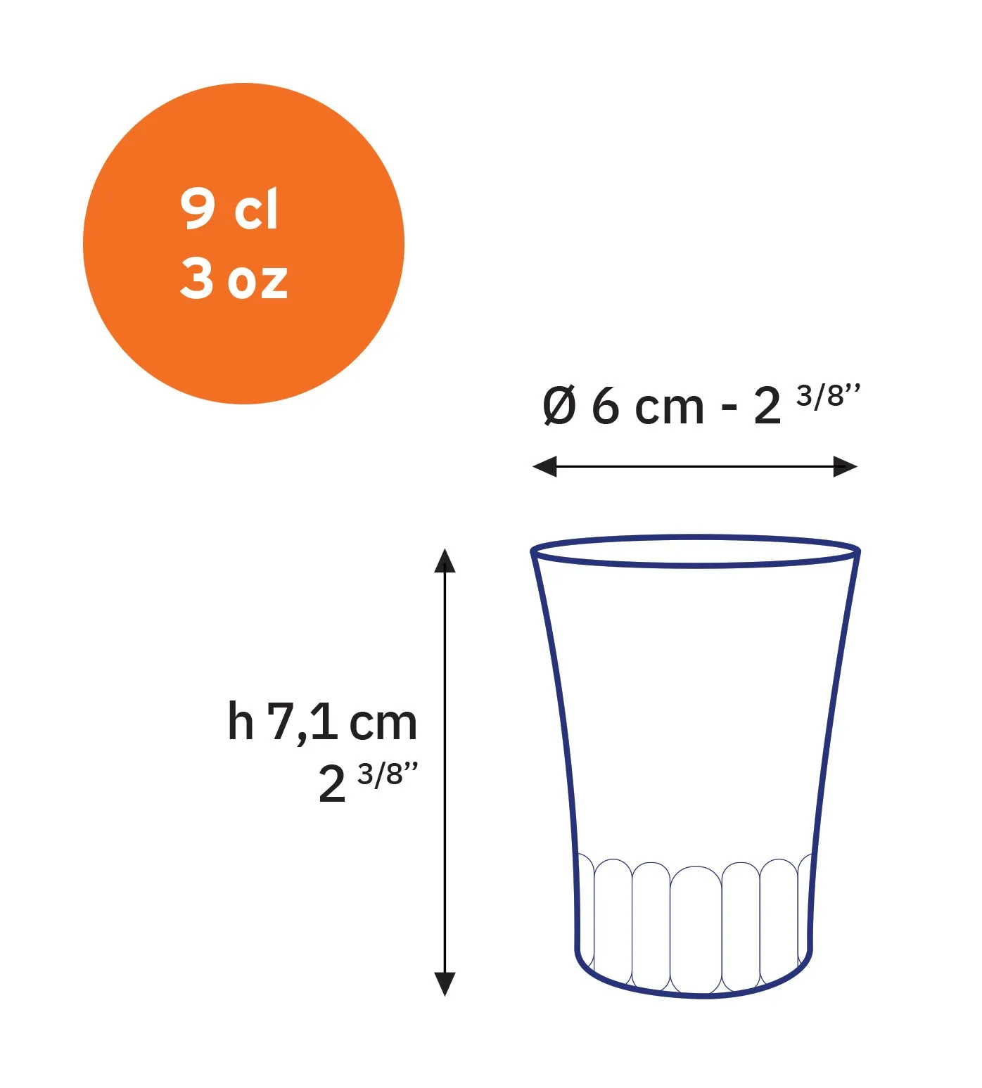 Amalfi Glass Tumbler Set of 4