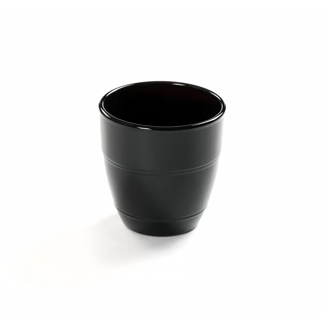 Black Glass Tumbler 3oz - Set of 6